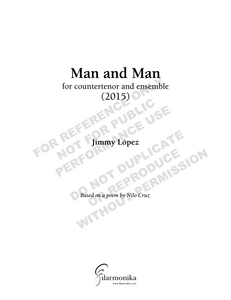 Man and man, for countertenor and ensemble