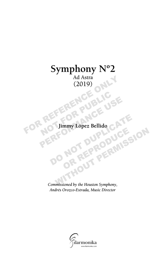 Symphony Nº 2: Ad Astra, for orchestra