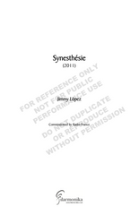 Synesthésie, for orchestra