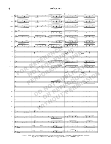 Imágenes, for orchestra