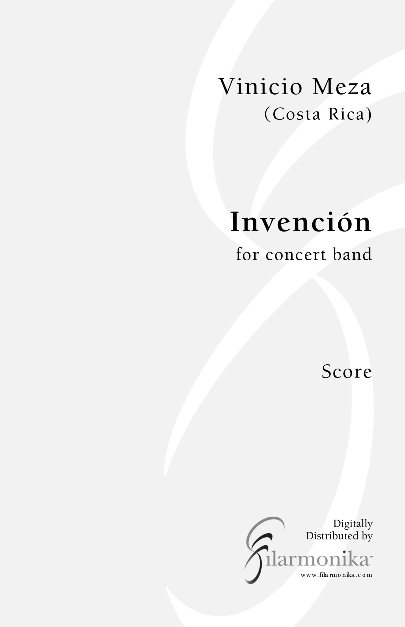 Invención, for concert band