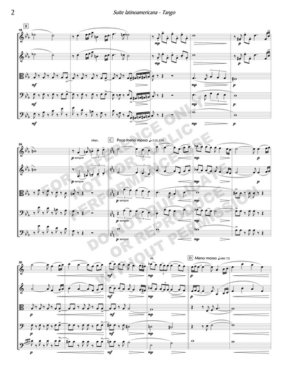 Suite latinoamericana, for string orchestra