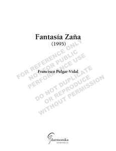 Fantasía Zaña, for orchestra