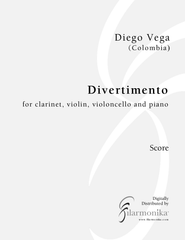 Divertimento, for clarinet, violin, cello, and piano