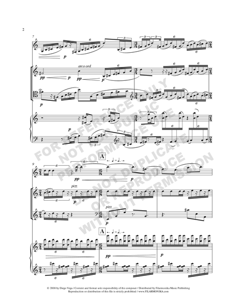 Divertimento, for clarinet, violin, cello, and piano