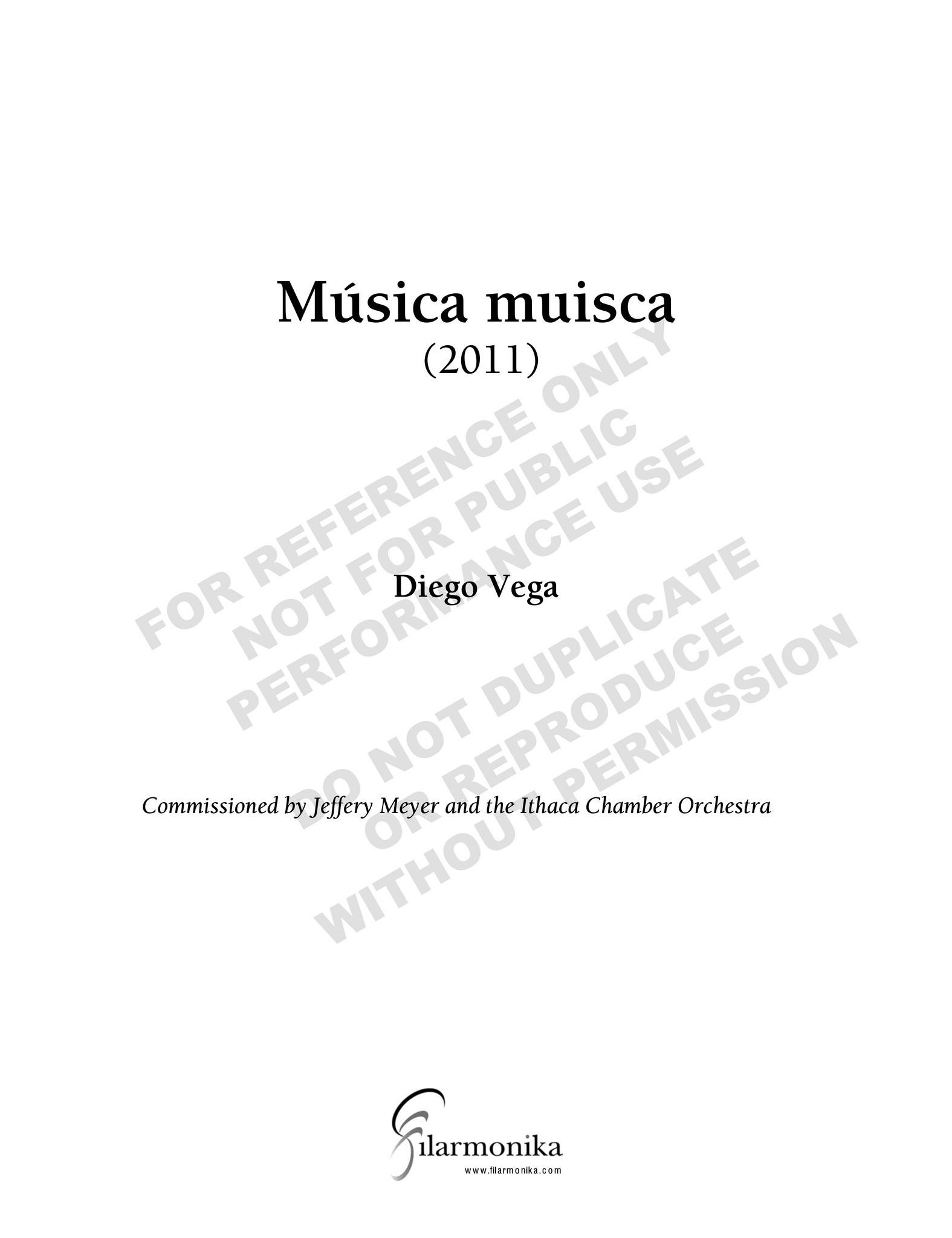 Música muisca, for orchestra
