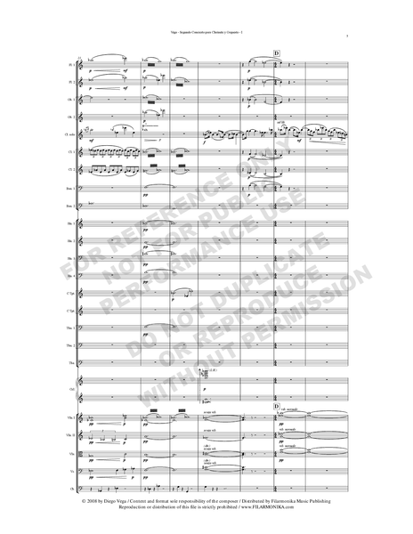 Second Concerto, for clarinet and orchestra