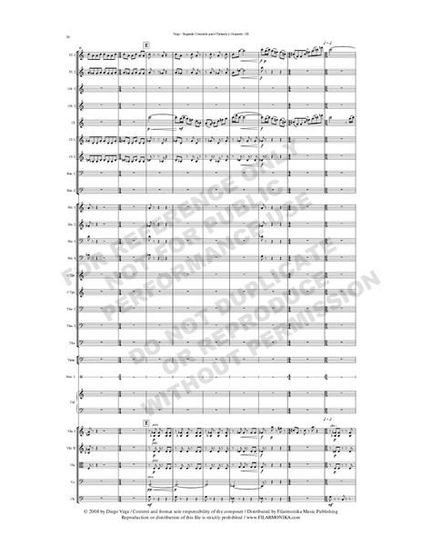 Second Concerto, for clarinet and orchestra