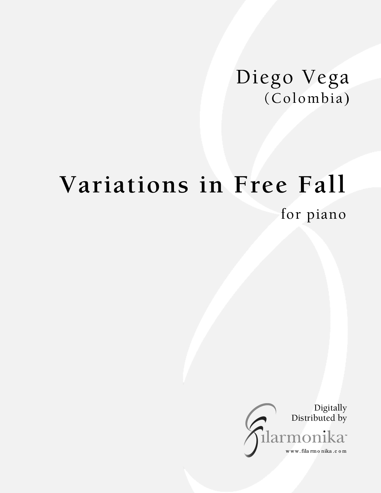 Variations in Free Fall, for piano