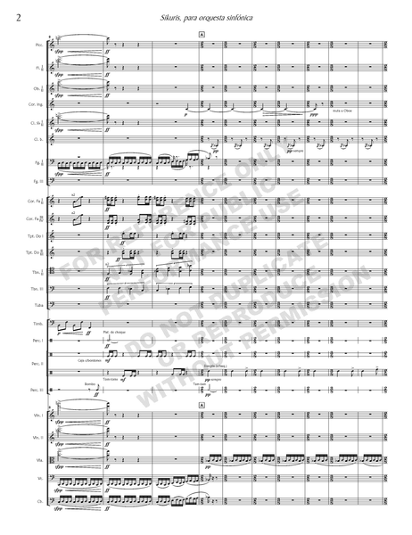 Sikuris, for symphony orchestra